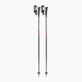Ski poles LEKI Hot Shot anodized black/eloxal gray/eloxal red 7