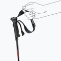 Ski poles LEKI Hot Shot anodized black/eloxal gray/eloxal red 12