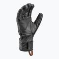 Men's ski gloves LEKI Montera Prime black/dark brown 3