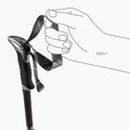 Trekking poles LEKI Makalu FX TA black stone blue/dark white 6