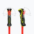 Ski poles LEKI Venom SL TR bright red/black/neon yellow 6