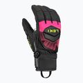 Ski gloves LEKI WCR Core TR black/neon pink/neon yellow 2