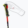 Children's ski poles LEKI WCR Pro Lite SL TR bright red/black/neon yellow 6
