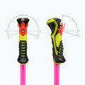 Children's ski poles LEKI WCR Evo Lite SL TR neon pink/black/neon yellow 7