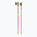 Children's ski poles LEKI WCR Pro Lite SL TR neon pink/black/neon yellow
