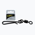 Black Cat catfish swivel 6116005 clip-on black 5pcs 6116005