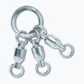 Black Cat three-way catfish swivel 1pc silver 6172001