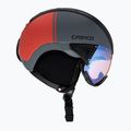 Ski helmet CASCO SP-2 Photomatic Visor structured arsenic gray / red 4