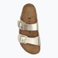 BIRKENSTOCK flip-flops Arizona BF Narrow electric metallic gold 1014840 5