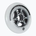 Powerslide Infinity II rollerblade wheels 100mm/85A 4 pcs white 905224 2
