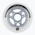 Powerslide Infinity II 84mm/85A rollerblade wheels 4 pcs white 905226 2