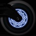 Powerslide Graphix Left rollerblade wheels white 905344 5