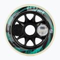 Powerslide Graphix LED Wheel 100 Left white 905345 rollerblade wheels