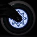 Powerslide Graphix LED Wheel 100 Left white 905345 rollerblade wheels 4