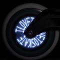 Powerslide Graphix Left rollerblade wheels white 905361 3
