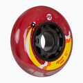 Powerslide Adventure children's rollerblade wheels 76/82A 4 pcs red cloud 2