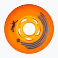 Roller skate wheels Powerslide King of Slides 4 pcs 76 mm/90A orange/orange 2