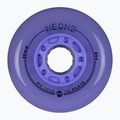 Roller skate wheels Powerslide Neons LED 80 mm/85A 4 pcs. lilac