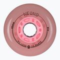 Roller skate wheels Powerslide Neons LED 80 mm/85A 4 pcs. rose