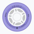 Roller skate wheels Powerslide Neons LED 84 mm/85A 4 pcs. lilac