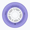 Roller skate wheels Powerslide Neons LED 90 mm/85A 4 pcs. lilac