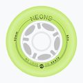 Roller skate wheels Powerslide Neons LED 90 mm/85A 4 pcs. green
