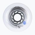 Roller skate wheels Powerslide Spinner 80 mm/88A 4 pcs. white