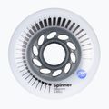 Roller skate wheels Powerslide Spinner 84 mm/88A 4 pcs. white