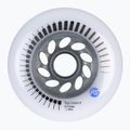 Roller skate wheels Powerslide Spinner 100 mm/88A 3 pcs. white