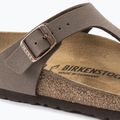 Slides BIRKENSTOCK Gizeh Birkibuc Narrow mocca 6