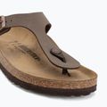 Slides BIRKENSTOCK Gizeh Birkibuc Narrow mocca 7