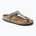 Slides BIRKENSTOCK Gizeh Birkibuc Narrow stone