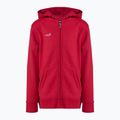 Capelli Basics Youth Zip Football Hoodie red