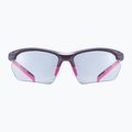 UVEX Sportstyle 802 Small V purple pink matt/smoke sunglasses 2