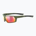 UVEX Sportstyle 225 olive green mat/mirror silver sunglasses 53/2/025/7716 5