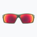 UVEX Sportstyle 225 olive green mat/mirror silver sunglasses 53/2/025/7716 6