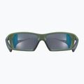 UVEX Sportstyle 225 olive green mat/mirror silver sunglasses 53/2/025/7716 9