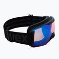 Ski goggles UVEX Downhill 2000 S CV black mat/mirror blue colorvision yellow 55/0/447/21