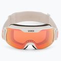 Ski goggles UVEX Downhill 2000 S CV white/mirror rose colorvision orange 55/0/447/10 2