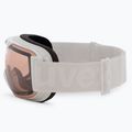 Ski goggles UVEX Downhill 2000 S V white/mirror silver/variomatic clear 55/0/448/10 4