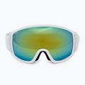 Ski goggles UVEX Topic white matt/mirror orange blue 2