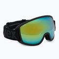 Ski goggles UVEX Topic black matt/mirror orange blue