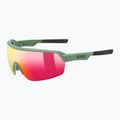 UVEX Sportstyle 227 olive mat/mirror red cycling goggles S5320667716 6