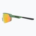 UVEX Sportstyle 227 olive mat/mirror red cycling goggles S5320667716 7