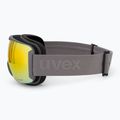 UVEX Downhill 2100 CV rhino matt/mirror orange ski goggles 4