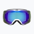 UVEX Downhill 2100 CV ski goggles white mat/mirror blue colorvision green 55/0/392/10 7