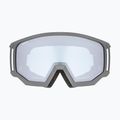 UVEX Athletic FM ski goggles rhino mat/mirror silver blue 55/0/520/5230 6