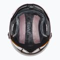 Children's ski helmet UVEX Rocket Visor Jr pink confetti matt/mirror silver/lasergold lite 5