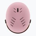 Children's ski helmet UVEX Rocket Visor Jr pink confetti matt/mirror silver/lasergold lite 6
