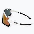 Bicycle goggles UVEX Sportstyle 228 white black/mirror red 53/2/067/8206 4